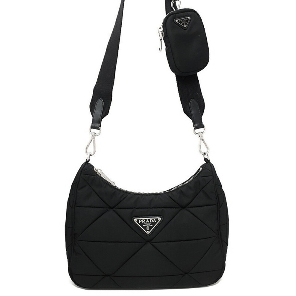 Prada ReNylon black Padded Crossbody Shoulder Bag - Picture 2 of 9